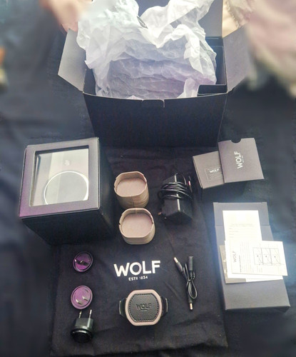 Wolf module black leather - wolf,