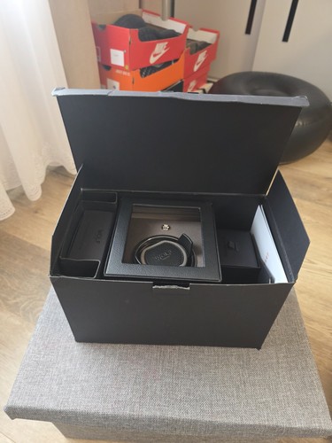 Wolf single watch winder black - watch,
