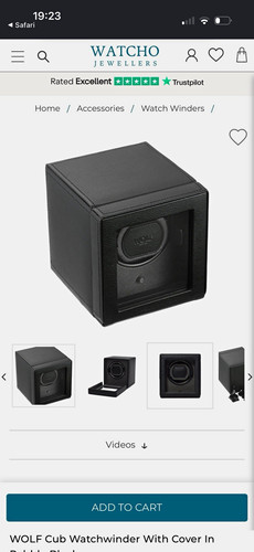Wolf cub watch winder with - wolf,
