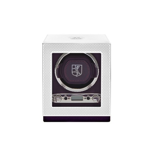 Silver single watch winder - silver,