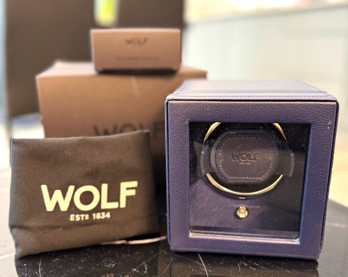 Wolf single watch winder blue - single,
