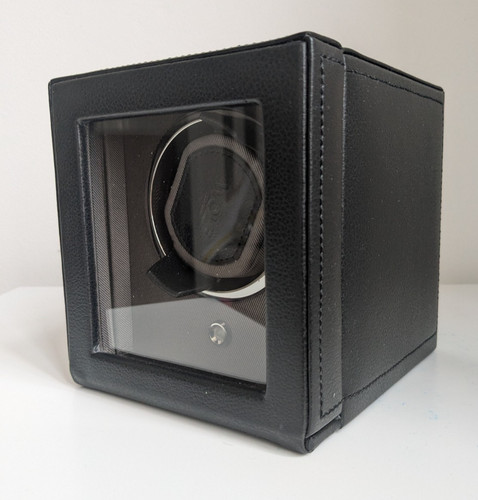Wolf black single watch winder - watch,